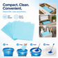 📢 OFFERTA LAMPO: SCONTO DEL 50%! 🧼 Salviette detergenti multi-superficie – 100 pezzi – Dissoluzione istantanea e zero residui per cucina e bagno ✨