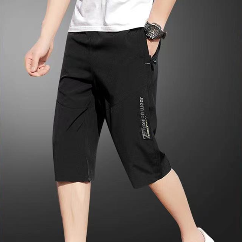 Schnelltrocknende Herren-Sportshorts mit Reißverschlusstaschen