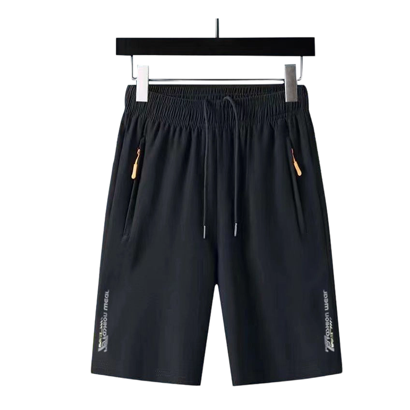 Schnelltrocknende Herren-Sportshorts mit Reißverschlusstaschen