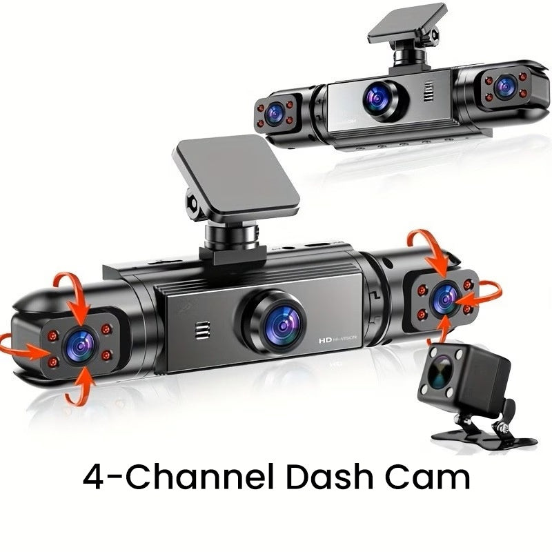 📹 50% RABATT! 🚘 360°-Dashcam mit 1080P HD-Aufnahme – Lückenlose Überwachung & Nachtsicht – Perfekt für sicheres Fahren und Parken – einfache Installation, Loop-Aufnahme & parküberwachung 🔄