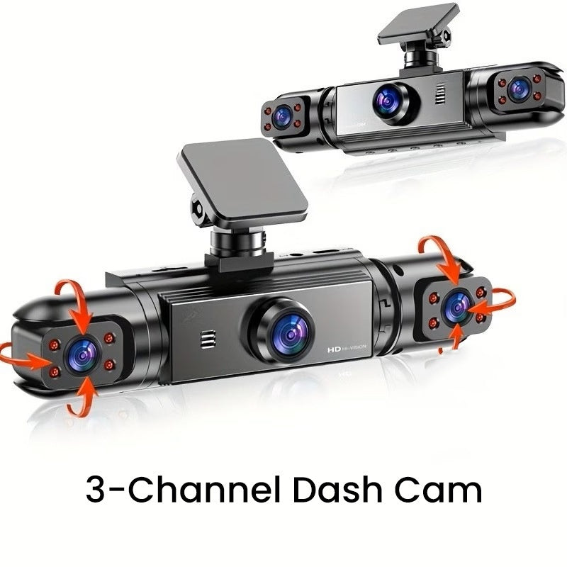 📹 50% RABATT! 🚘 360°-Dashcam mit 1080P HD-Aufnahme – Lückenlose Überwachung & Nachtsicht – Perfekt für sicheres Fahren und Parken – einfache Installation, Loop-Aufnahme & parküberwachung 🔄