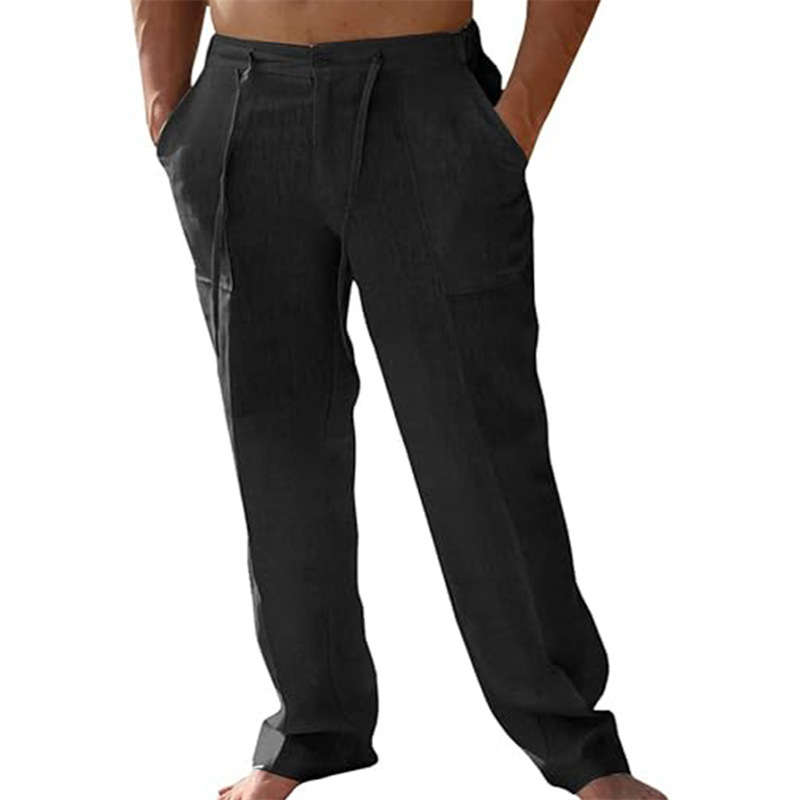 Leichte Herren-Freizeithose mit elastischem Bund