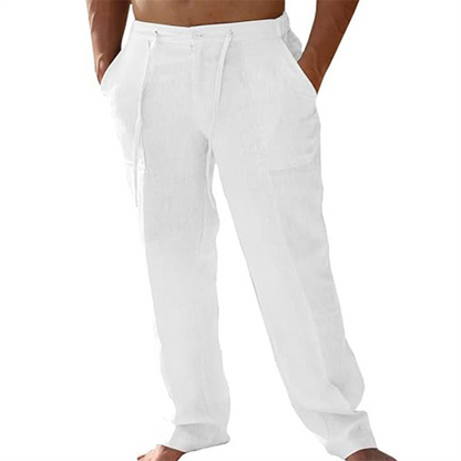 Leichte Herren-Freizeithose mit elastischem Bund