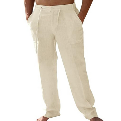 Leichte Herren-Freizeithose mit elastischem Bund