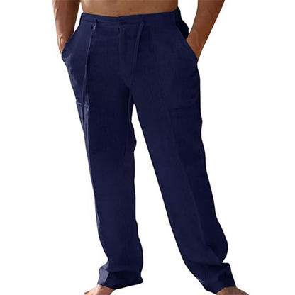 Leichte Herren-Freizeithose mit elastischem Bund