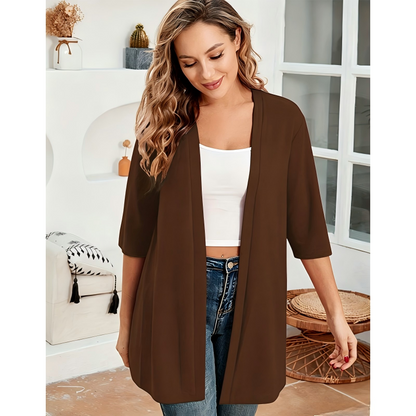Offener Cardigan für Damen in großen Größen