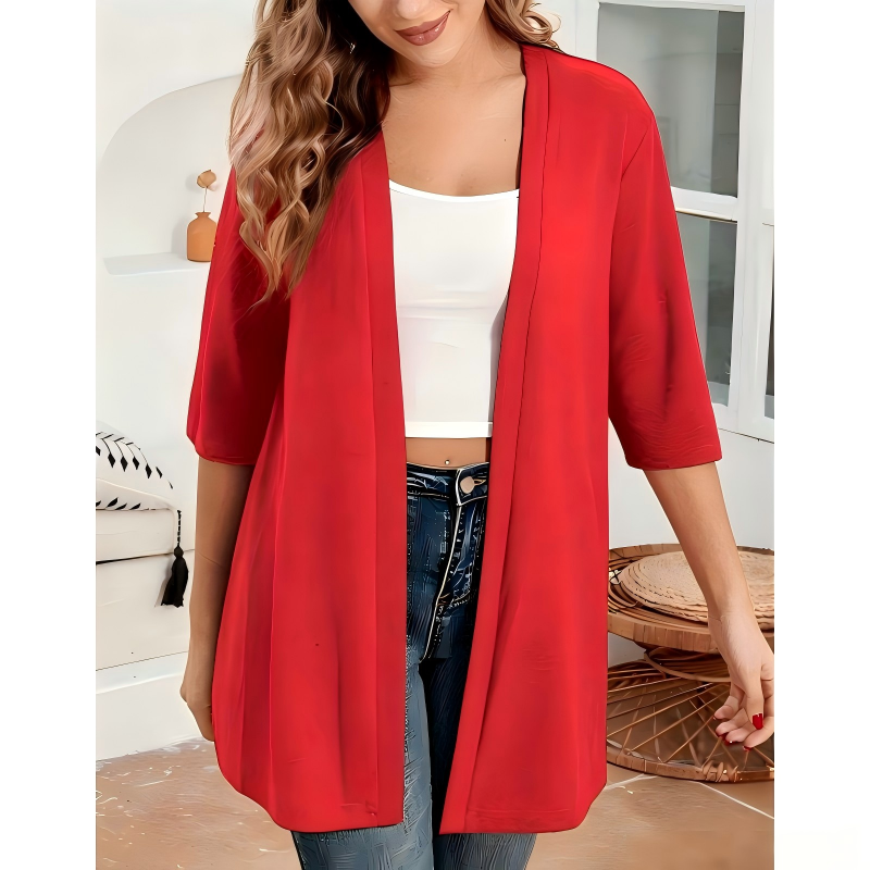 Offener Cardigan für Damen in großen Größen