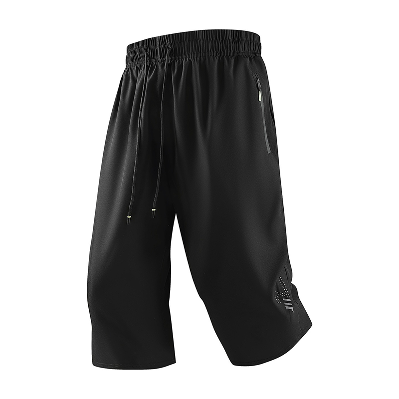 🩳 Nur für kurze Zeit: 50 % Rabatt! ✨ 3/4-Jogginghose für Herren – Schnelltrocknend – Elastischer Bund, Reißverschlusstaschen, Leichtgewicht 🏃‍♂️