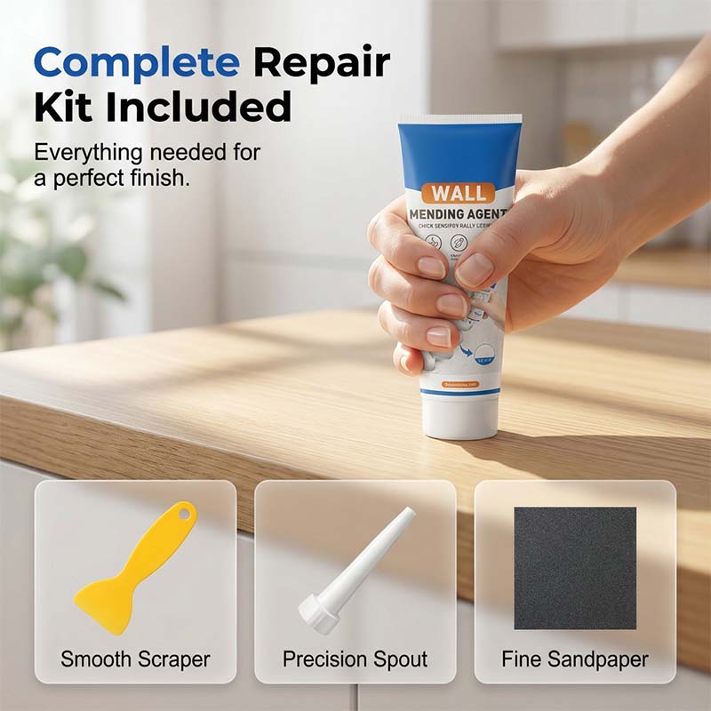 🔥🏆 50% RABATT – NUR HEUTE! Schnell trocknende Wandreparatur-Creme – kleine Löcher, Risse & Dübellöcher? Einfach auftragen, glätten, fertig. 🛠️💨