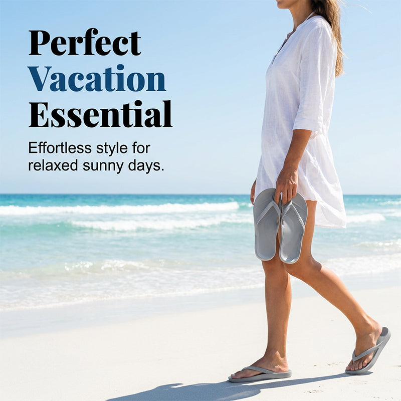 🔥 Nur für kurze Zeit: 50 % Rabatt! ✨ Unisex-Flip-Flops mit rutschfester Sohle – Orthopädisch, strukturiertes Fußbett, himmlischer Tragekomfort ☀️