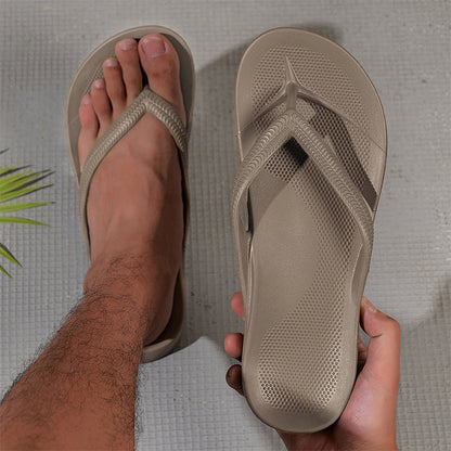 🔥 Nur für kurze Zeit: 50 % Rabatt! ✨ Unisex-Flip-Flops mit rutschfester Sohle – Orthopädisch, strukturiertes Fußbett, himmlischer Tragekomfort ☀️