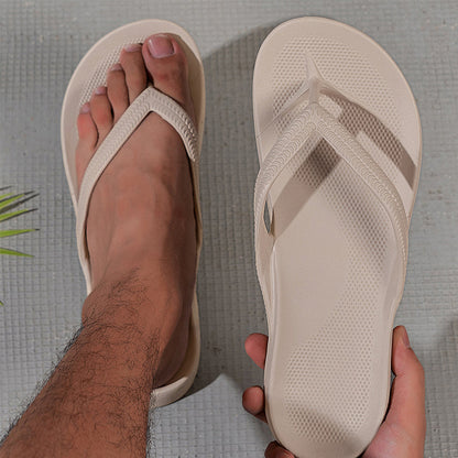 🔥 Nur für kurze Zeit: 50 % Rabatt! ✨ Unisex-Flip-Flops mit rutschfester Sohle – Orthopädisch, strukturiertes Fußbett, himmlischer Tragekomfort ☀️