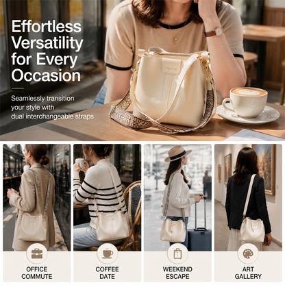 👜 JETZT 50 % RABATT! 🎀 Damen Vintage Umhängetasche mit großem Fassungsvermögen – Geräumig, stilvoll & perfekt für den täglichen Weg zur Arbeit – Elegant, vielseitig & zeitlos 💫
