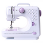 ✂️ Macchina da Cucire Multifunzione con Punto Overlock – 12 Punti Integrati, Motore Potente, Braccio Libero, 2 Velocità 🧵✨