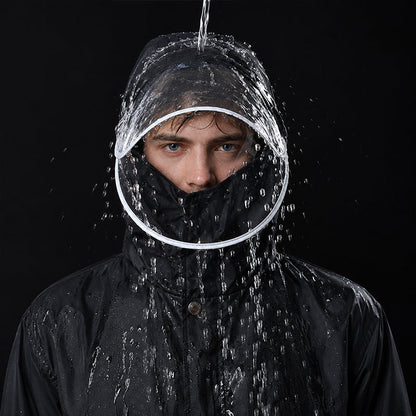 Wasserdichter Regenanzug mit reflektierenden Streifen