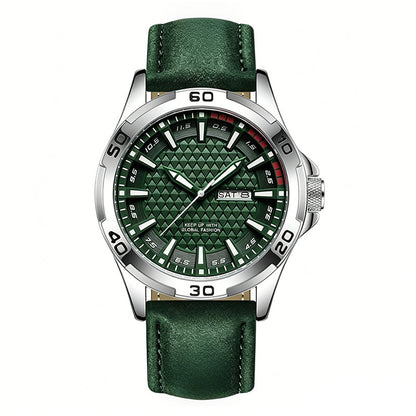 ⌚ LIMITED-TIME 50% OFF! 💥 Men's Luminous Quartz 30M Sports Wristwatch – 3D Geometric Dial, Anti-Scratch, Water Resistant ✨