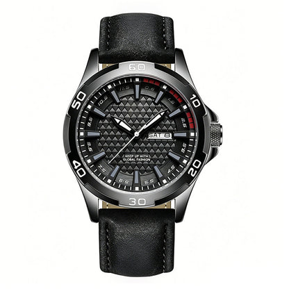 ⌚ LIMITED-TIME 50% OFF! 💥 Men's Luminous Quartz 30M Sports Wristwatch – 3D Geometric Dial, Anti-Scratch, Water Resistant ✨