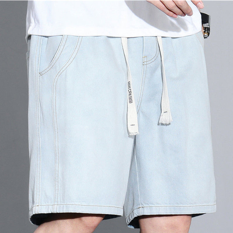 Vintage-Denim-Freizeitshorts für Herren