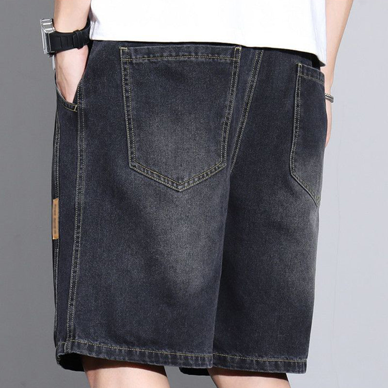 Vintage-Denim-Freizeitshorts für Herren