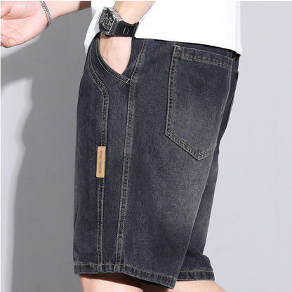 Vintage-Denim-Freizeitshorts für Herren