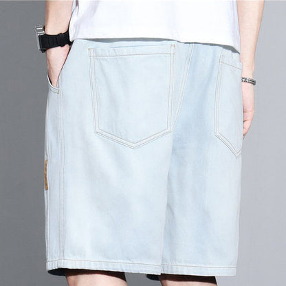 Vintage-Denim-Freizeitshorts für Herren