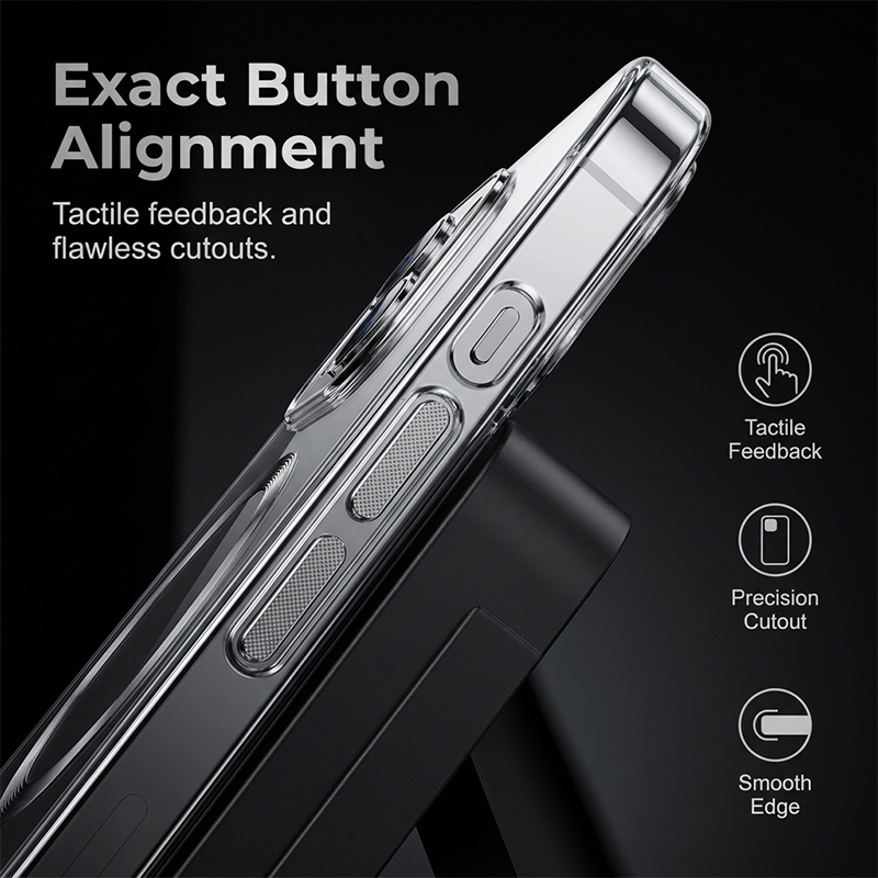 Magnetische, transparente TPU-Hülle