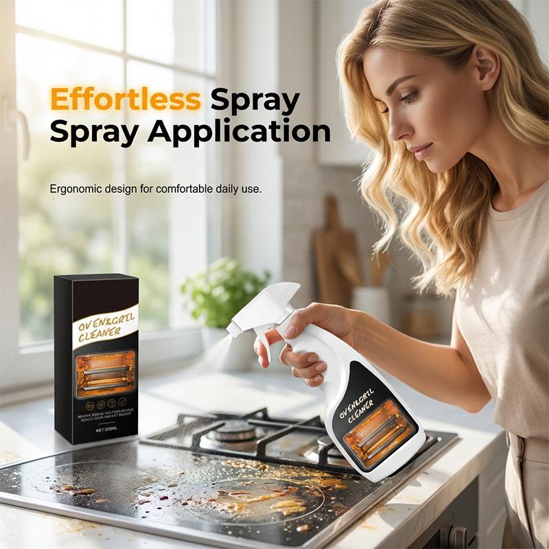 🧼 JETZT 50 % RABATT! 🔥 Hochleistungs-Backofen- und Grillreiniger-Spray – Entfernt eingebranntes Fett und Kohlenstoffablagerungen – Kein Schrubben nötig, ungiftig – ideal für Backöfen, Grills und Kochfelder 🍳