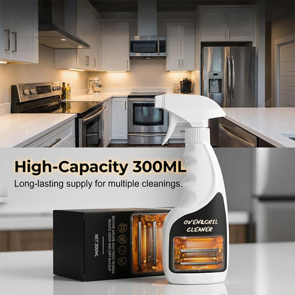 🧼 JETZT 50 % RABATT! 🔥 Hochleistungs-Backofen- und Grillreiniger-Spray – Entfernt eingebranntes Fett und Kohlenstoffablagerungen – Kein Schrubben nötig, ungiftig – ideal für Backöfen, Grills und Kochfelder 🍳