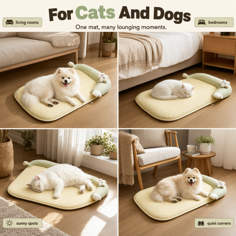 Atmungsaktive Haustiermatte für Hunde und Katzen