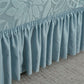 🛋️ Fodera Divano Antiscivolo a Copertura Totale – Tessuto Jacquard con Volant, Bordo Elastico, 1-4 Posti, 4 Colori – Lavabile in Lavatrice 🧵🔵