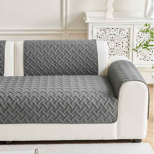 🛋️🧴 Copridivano Morbido Antiscivolo Impermeabile – Tessuto Brossato + Poliestere, Retro in Silicone, 16 Misure, 4 Colori, Lavabile in Lavatrice ✨🌿