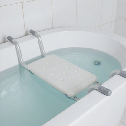 🛁🛡️ Asse da Bagno Antiscivolo in Alluminio per Vasca – Portata 135kg, Regolabile 71-82cm (6 Livelli), Senza Attrezzi, 1,5kg – Per Anziani, Donne Incinte & Famiglie ✨
