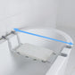 🛁🛡️ Asse da Bagno Antiscivolo in Alluminio per Vasca – Portata 135kg, Regolabile 71-82cm (6 Livelli), Senza Attrezzi, 1,5kg – Per Anziani, Donne Incinte & Famiglie ✨