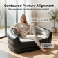 🛋️✨ Divano Gonfiabile Doppio Portatile – Superficie Floccata Morbida, PVC Resistente, 138x87x71cm, 2 Posti – Per Soggiorno, Camera & Ospiti – 2 Colori 🌟