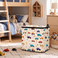 📢📢SCONTO DEL 40%!! ⏰ Grande organizer pieghevole in tela – Resistente, con coperchio con cerniera e manici rinforzati – Perfetto per la casa, l'armadio e i viaggi ✨