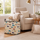 📢📢SCONTO DEL 40%!! ⏰ Grande organizer pieghevole in tela – Resistente, con coperchio con cerniera e manici rinforzati – Perfetto per la casa, l'armadio e i viaggi ✨
