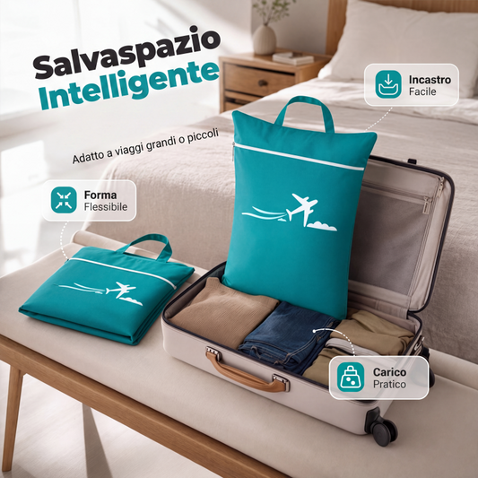 Grande borsa da bucato da viaggio impermeabile
