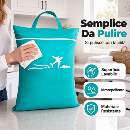 Grande borsa da bucato da viaggio impermeabile