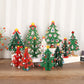 🎄 Set fai da te di decorazioni natalizie in legno per l'albero di Natale: costruisci, decora e gioca! ✨