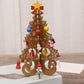 🎄 Set fai da te di decorazioni natalizie in legno per l'albero di Natale: costruisci, decora e gioca! ✨