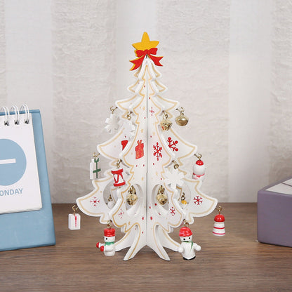 🎄 Set fai da te di decorazioni natalizie in legno per l'albero di Natale: costruisci, decora e gioca! ✨