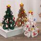 🎄 Set fai da te di decorazioni natalizie in legno per l'albero di Natale: costruisci, decora e gioca! ✨