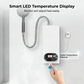 🔥 Scaldabagno Elettrico Istantaneo Compatto e Sicuro – Display LED, 3500W, Protezione Anti-Perdite, Multi-Presa