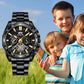 ⌚ Men's 30M Waterproof Luminous Steel Watch